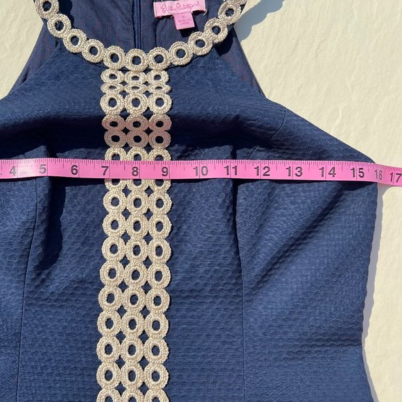 SOLD Lilly Pulitzer True Navy Sasha Shift Dress NWT Size 0 - Picture 5 of 10